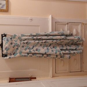 White House Black Market diamond print strapless dress Sz 00 🎁